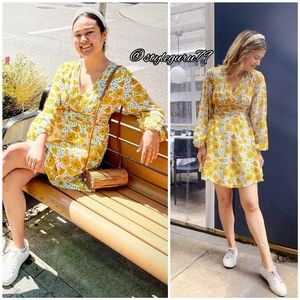 NWT, Anthropologie, Vera Buttercup Mini Dress